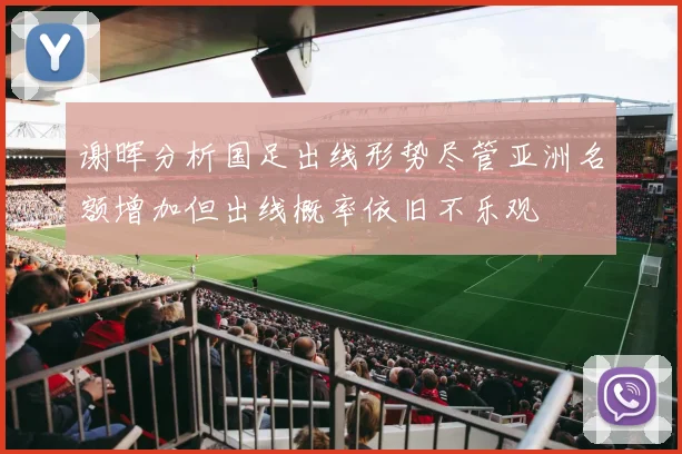 谢晖分析国足出线形势尽管亚洲名额增加但出线概率依旧不乐观